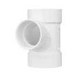 Charlotte Pipe Schedule 40 4 in. Hub X 4 in. D Hub PVC Sanitary Tee 1 pk