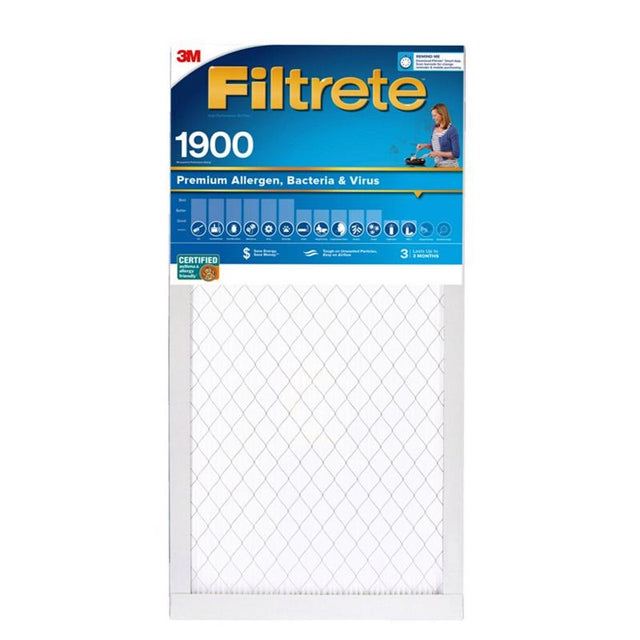 3M Filtrete 14 in. W X 24 in. H X 1 in. D Polypropylene 13 MERV Pleated Allergen Air Filter 1 pk