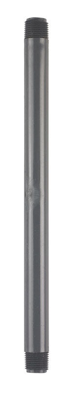 B&K Schedule 80 1/2 in. MIP each X 1/2 in. D MIP PVC 12 in. Nipple 1 pk