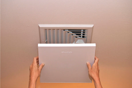 Elima-Draft 1 in. H X 11 in. W Matte White Aluminum Register Cover