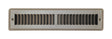 Tru Aire 2 in. H X 14 in. W 2-Way Powder Coat Brown Steel Toe Space Floor Register