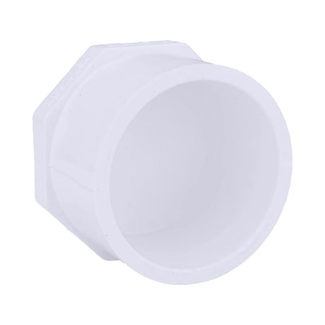 Charlotte Pipe Schedule 40 3/4 in. Spigot X 3/4 in. D Slip PVC Plug 1 pk