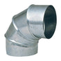 Imperial 6 in. D X 6 in. D Adjustable 90 deg Galvanized Steel Elbow Exhaust