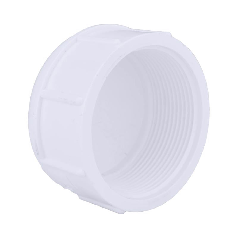 Charlotte Pipe Schedule 40 2 in. FPT X 2 in. D FPT PVC Cap 1 pk