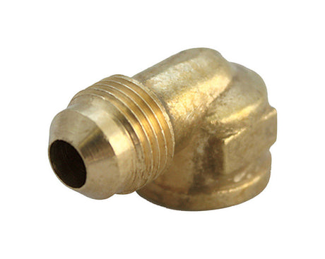 JMF Company 1/4 in. Flare X 1/8 in. D FPT Brass 90 Degree Elbow