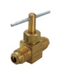 JMF Company 1/4 in. 1/4 in. Brass Needle Valve