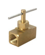 JMF Company 1/8 in. 1/8 in. Brass Needle Valve