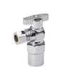 ProLine 1/2 in. Comp X 3/8 in. Comp Chrome Plated Angle Stop