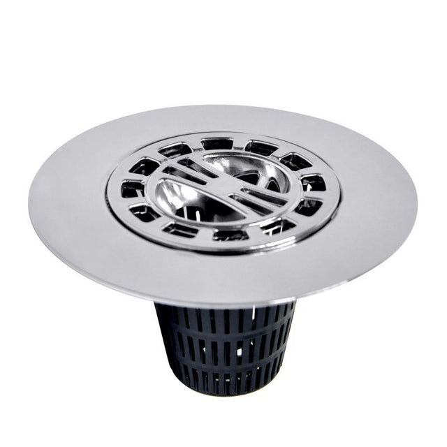 Danco 4-1/4 in. Chrome Drain Grate and Cover