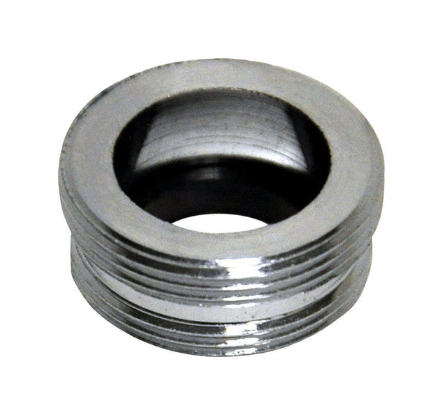 Danco Male Thread 55/64 in.-27M x 13/16 in.-27M Chrome Plated Aerator Adapter