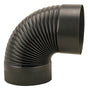 Imperial 6 in. D X 6 in. D 90 deg Steel Stove Pipe Elbow