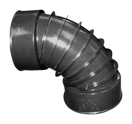 Advance Drainage Systems 3 in. Snap X 3 in. D Snap Polyethylene 7 in. 90 Degree Elbow 1 pk