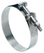 Ideal 1-1/2 in. 1-5/8 in. 150 Silver Hose Clamp With Tongue Bridge Stainless Steel Band T-Bolt