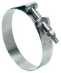 Ideal Tridon 1.88 in to 2.19 in. SAE 188 Hose Clamp With Tongue Bridge Stainless Steel Band T-Bolt