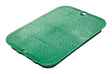NDS 11-5/8 in. W X 2 in. H Rectangular Valve Box Cover Green