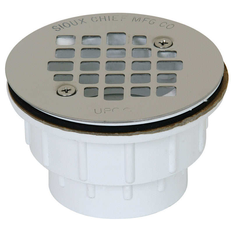 Sioux Chief 2 in. D PVC Shower Drain