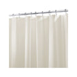 iDesign 72 in. H X 72 in. W Beige Solid Shower Curtain Liner PEVA