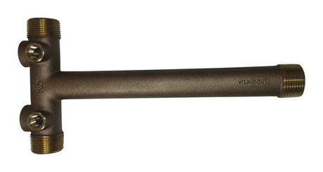Campbell Brass Brown 1 in. Tank Cross