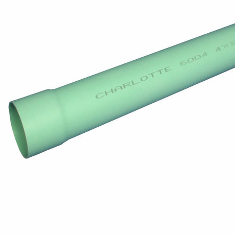 Charlotte Pipe PVC Sewer Pipe 4 in. D X 10 ft. L Bell 0 psi