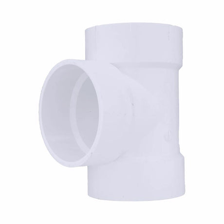 Charlotte Pipe Schedule 40 4 in. Hub X 4 in. D Hub PVC Vent Tee 1 pk