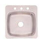 Franke Stainless Steel Dual Mount 20-1/8 in. W X 20-9/16 in. L One Bowl Kitchen Sink