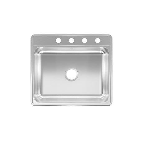 Franke Kindred Stainless Steel Top Mount 25 in. W X 22 in. L Single Bowl Kitchen Sink