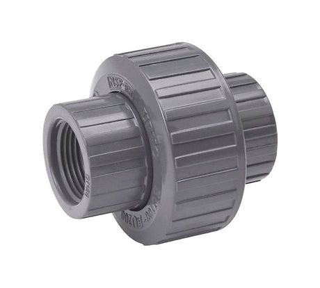 B&K ProLine Schedule 80 1/2 in. FPT each X 1/2 in. D Threaded PVC Union 12 pk