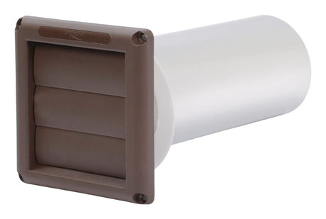 Deflect-O Supurr Vent 6 in. L X 4 in. D Brown Aluminum Vent Dryer Hood