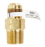 JMF Company 15/16 in. Flare X 3/4 in. D Male Brass Gas Adapter