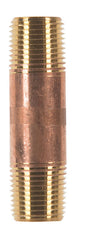 JMF Company 1/2 in. MPT X 1/2 in. D MPT Brass Nipple 3 in. L