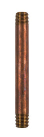 JMF Company 1/4 in. MPT Brass Nipple 4-1/2 in. L