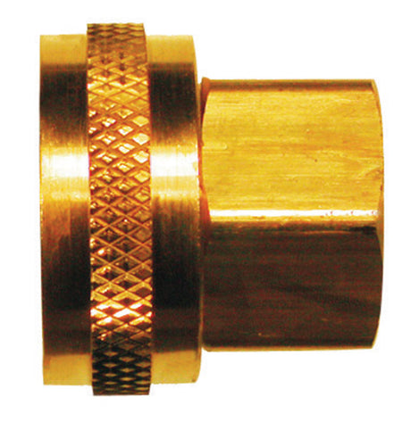 JMF Company Brass 3/4 in. D X 1/2 in. D Hose Adapter 1 pk