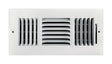 Tru Aire 4 in. H X 12 in. W 3-Way Powder Coat White Steel Wall/Ceiling Register