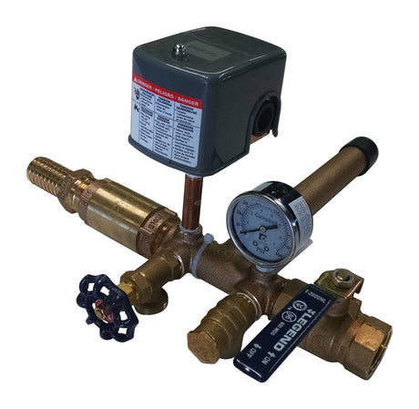 Campbell 1 in. MPT X 1 in. D Barb Brass Manifold