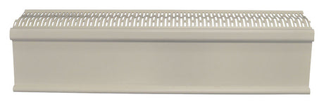 Plastx The Better Baseboard Cover 3 in. H X 2 ft. W 1-Way White ABS Plastic Baseboard Heater Cover