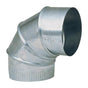 Imperial 6 in. D X 6 in. D Adjustable 90 deg Galvanized Steel Furnace Pipe Elbow