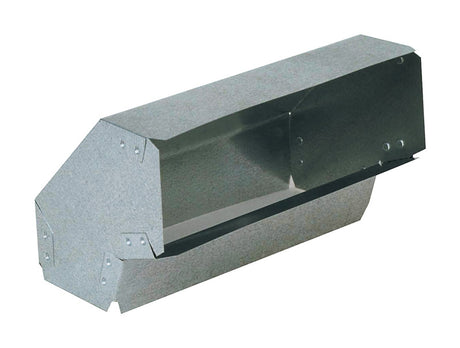 Imperial 3-1/4 in. D X 3-1/4 in. D 90 deg Galvanized Steel Wall Stack Elbow