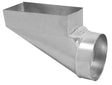Imperial 12 in. H X 6 in. W Silver Galvanized Steel Register Boot