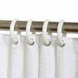 Zenna Home White Plastic Shower Curtain Rings 12 pk