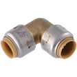 SharkBite Push to Connect 3/4 in. Push X 3/4 in. D Push Brass 90 Degree Elbow