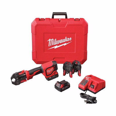 Milwaukee M18 Force Logic PEX Crimp 3 Jaws 1 in. Press Tool Kit Black/Red 1 pk