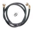 Plumb Pak 3/4 in. FHT X 3/4 in. D FHT 6 ft. Rubber Washing Machine Hose
