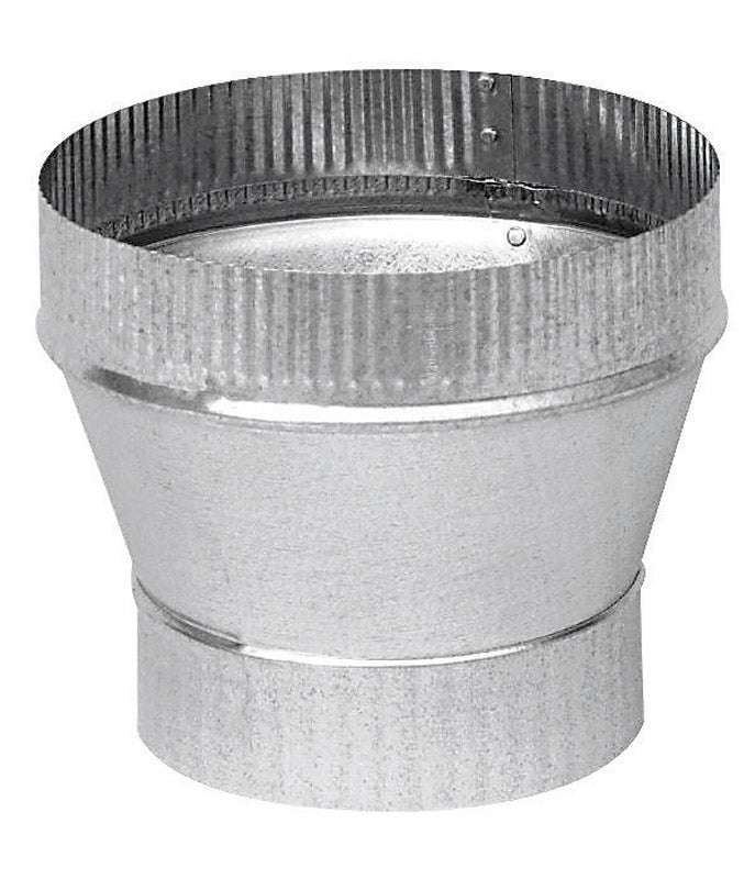 Imperial 6 in. D X 7 in. D Galvanized Steel Furnace Pipe Increaser