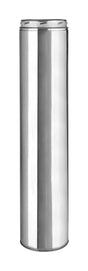 Selkirk Sure-Temp 8 in. D X 48 in. L Stainless Steel Chimney Pipe