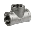 Smith-Cooper 1-1/2 in. FPT X 1-1/2 in. D FPT 1-1/2 in. D FPT Stainless Steel Tee