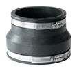 Fernco Schedule 40 4 in. Hub each X 4 in. D Hub PVC Flexible Coupling 1 pk