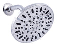 OakBrook Chrome PVC 3 settings Wallmount Showerhead 1.8 gpm
