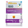 Filtrete 16 in. W X 25 in. H X 1 in. D Fiberglass 12 MERV Smart Air Filter 1 pk