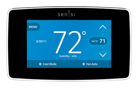 Sensi Built In WiFi Heating and Cooling Touch Screen Smart-Enabled Thermostat