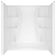 Delta Classic 400 59-7/8 in. H X 59-7/8 in. W X 29-7/8 in. L White Bathtub Surround